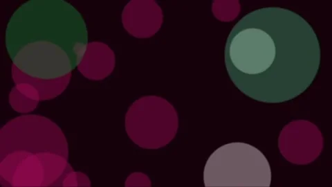 Abstract background of colorful translucent circles gently floating 動画素材 340767729