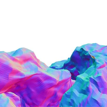 Abstract background with colorful triangular mesh 스톡 일러스트