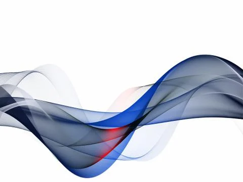 Abstract background, colorful wavy Stock Illustration