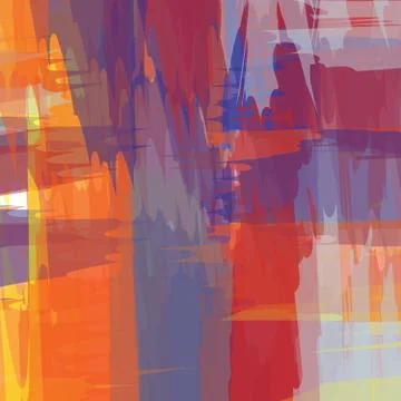 Abstract background in the colors of the drawn square Stock Illustration