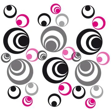 Abstract background colour rings Stock Illustration