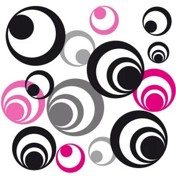 Abstract background colour rings Stock Illustration