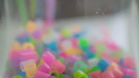 Abstract background with coloured pearls Stock Footage 95434145