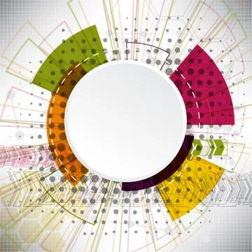 Abstract background of complex elements on the theme of Internet Illustrazione stock