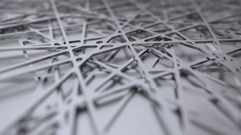 The abstract background of complex hermetic forms .reminiscent of clockwork Stock Footage 196373435