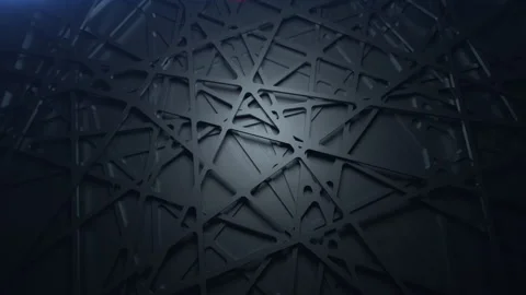 The abstract background of complex hermetic forms .reminiscent of clockwork Stock Footage 196373974