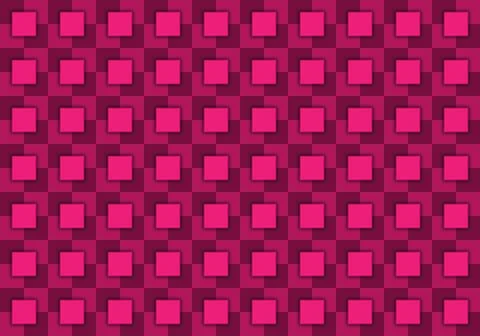 Abstract background composed of squares in pink shades, simple vector widescreen Stock Illustration
