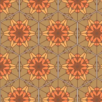 Abstract background, composed yellow, brown, black Illustrazione stock