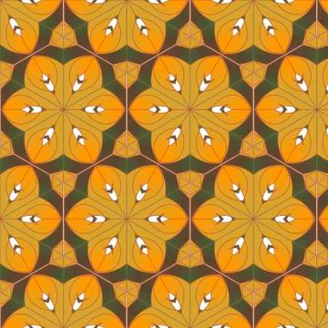 Abstract background, composed yellow, brown Illustrazione stock