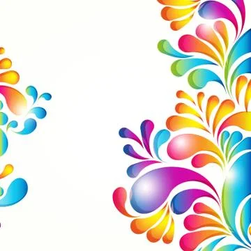 Abstract background composition with arch drops. Stock Illustration