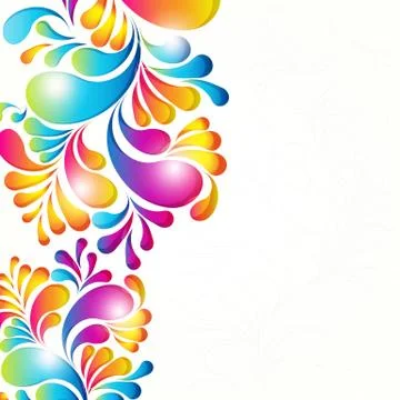 Abstract background composition with arch drops. Stock Illustration