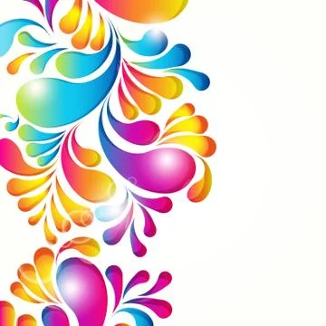 Abstract background composition with arch drops. Stock Illustration