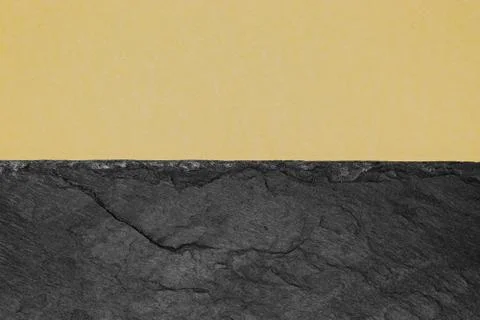 Abstract background composition of divided in the half matt beige color paper Stock Photos