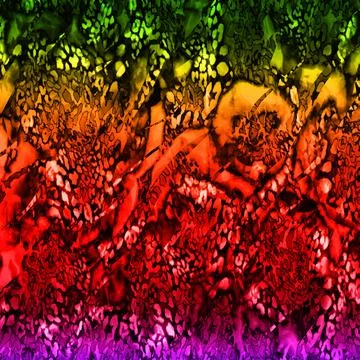 Abstract background composition, with paint strokes and splashes Stock Illustration