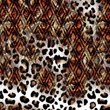 Abstract background composition, with paint strokes and splashes Stock Illustration