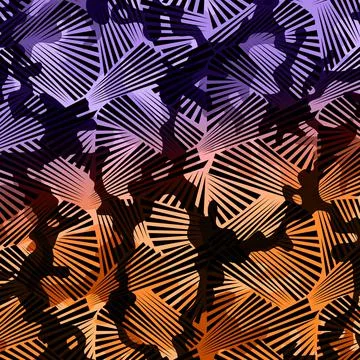 Abstract background composition, with paint strokes and splashes Stock Illustration