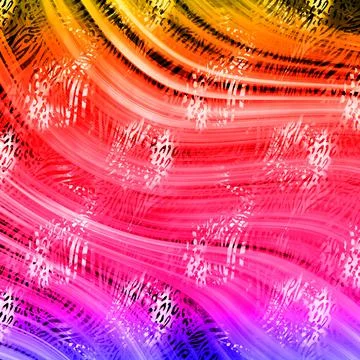 Abstract background composition, with paint strokes and splashes Illustrazione stock