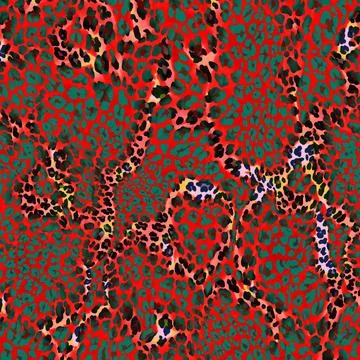 Abstract background composition, with paint strokes and splashes Stock Illustration