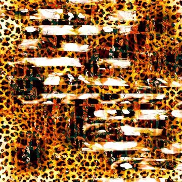 Abstract background composition, with paint strokes and splashes Illustrazione stock