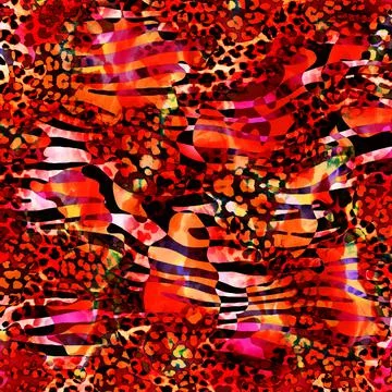 Abstract background composition, with paint strokes and splashes Illustrazione stock