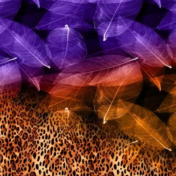 Abstract background composition, with paint strokes and splashes Stock Illustration