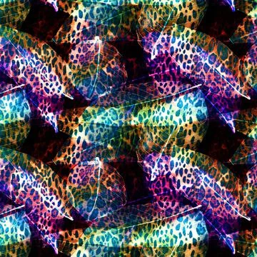 Abstract background composition, with paint strokes and splashes Illustrazione stock