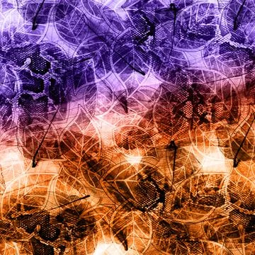 Abstract background composition, with paint strokes and splashes Illustrazione stock