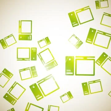 Abstract background: computer Illustrazione stock