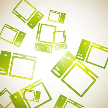 Abstract background: computer Stockillustratie