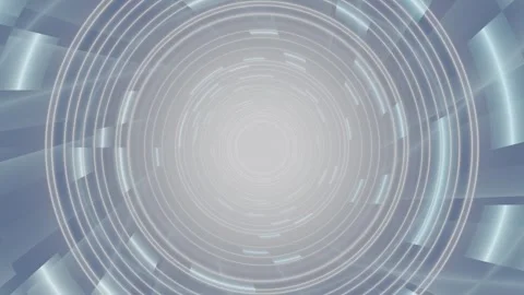 Abstract background with concentric circles and circular shapes Stock Footage 337386628