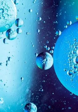 Abstract background concept with fat drops forming bubbles Stock Photos