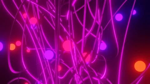 Abstract background. concept of racing on a chaotic track Stock Footage 148138030