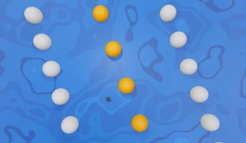 Abstract background concept for spring Easter eggs pattern in white and yello Foto stock