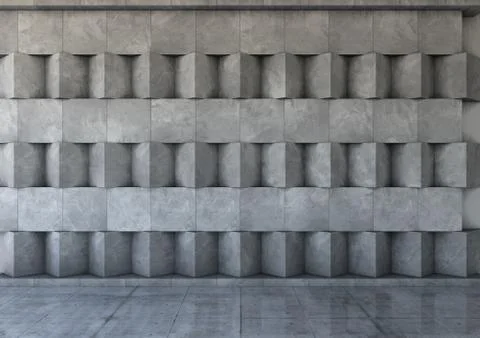 Abstract background of the concrete Stock Illustration