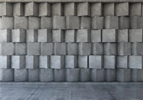 Abstract background of the concrete Stock Illustration