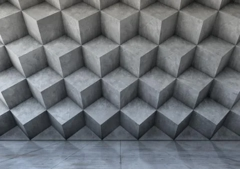 Abstract background of the concrete Stock Illustration