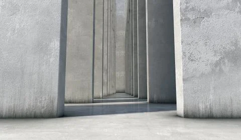 Abstract background of the concrete Illustrazione stock