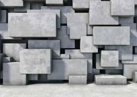 Abstract background of the concrete Illustrazione stock