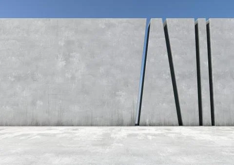 Abstract background of the concrete Stock Illustration