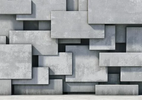 Abstract background of the concrete Stock Illustration