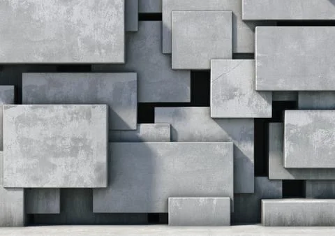 Abstract background of the concrete Stock Illustration