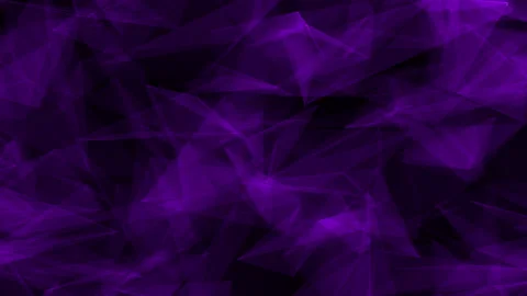 Abstract Background - Connected Dots and Geometric Triangles. Move Chaotically Vidéo 94649056