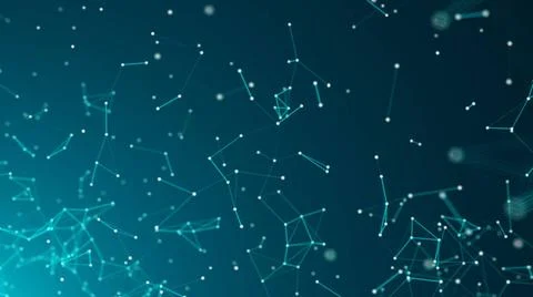 Abstract background with connected dots. Technology concept Abstract backg... 스톡 사진