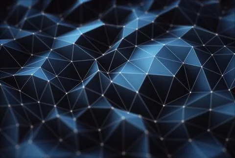 Abstract Background Connections Stock Illustration