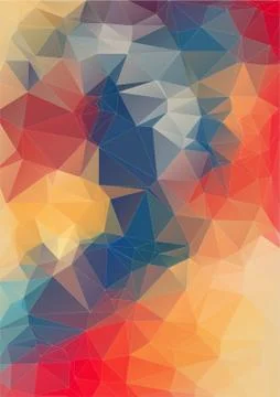 Abstract background consisting of angular Stock Illustration