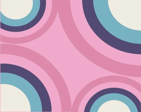 Abstract background consisting of bright colored waves Stock Illustration