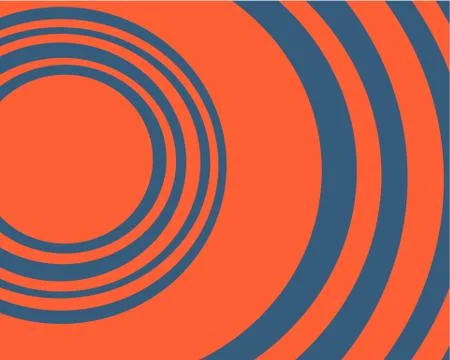 Abstract background consisting of colored circles Stock Illustration