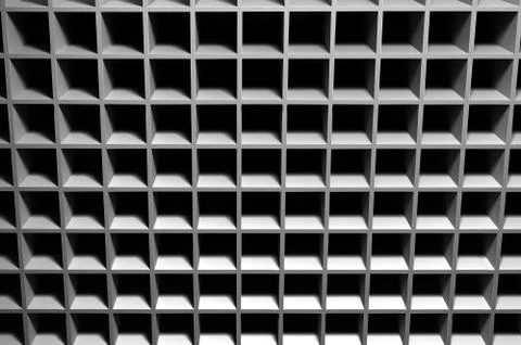 Abstract background consisting of cubic cavities. Stock Illustration