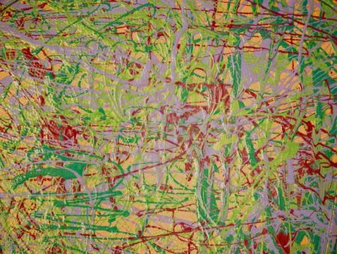 Abstract background consisting of different coloured bright joyful colors Stock Photos