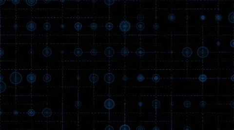 Abstract background consisting of lines and luminous dots Stock-Footage 44136769